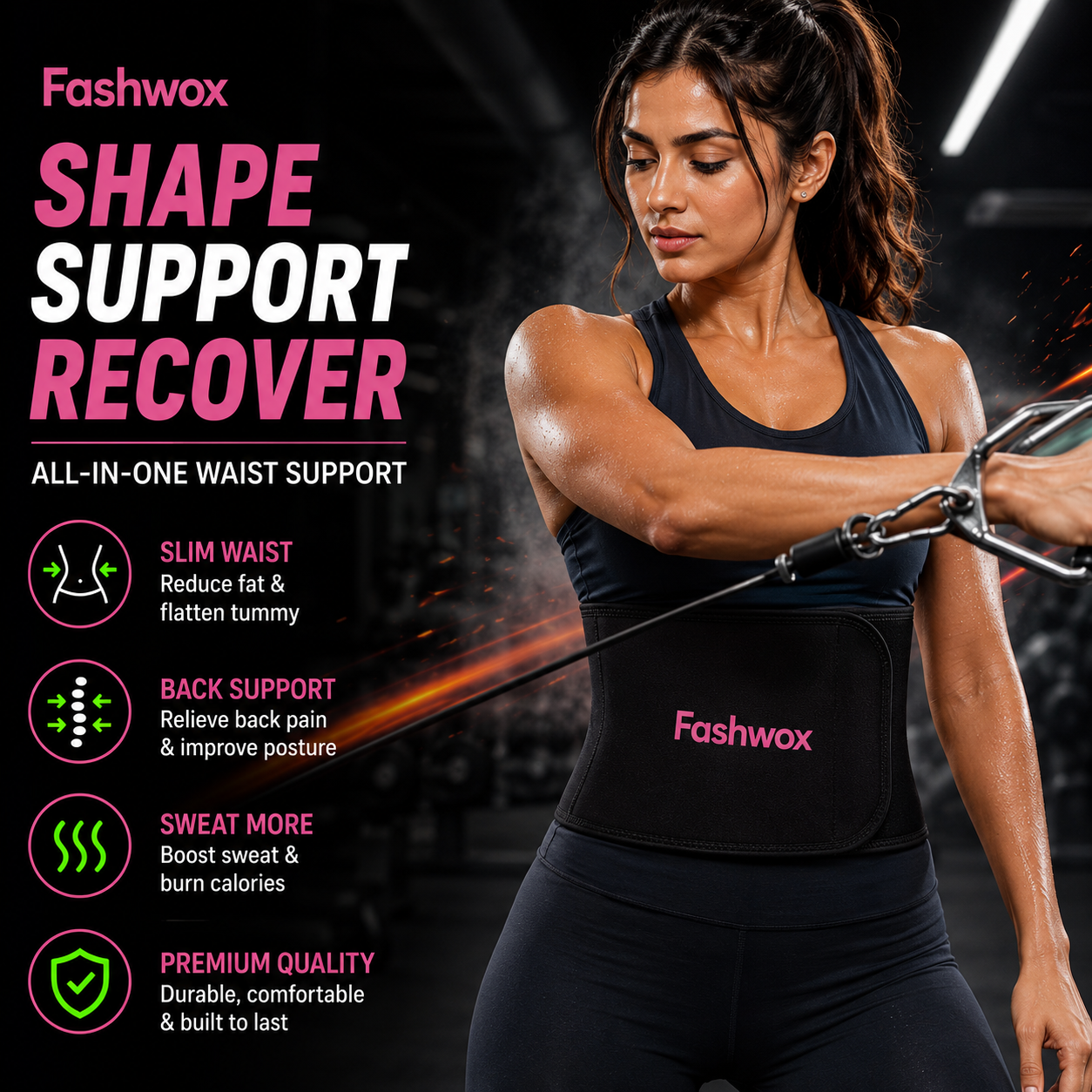 FASHWOX™ CoreFlex SlimFit Waist Belt